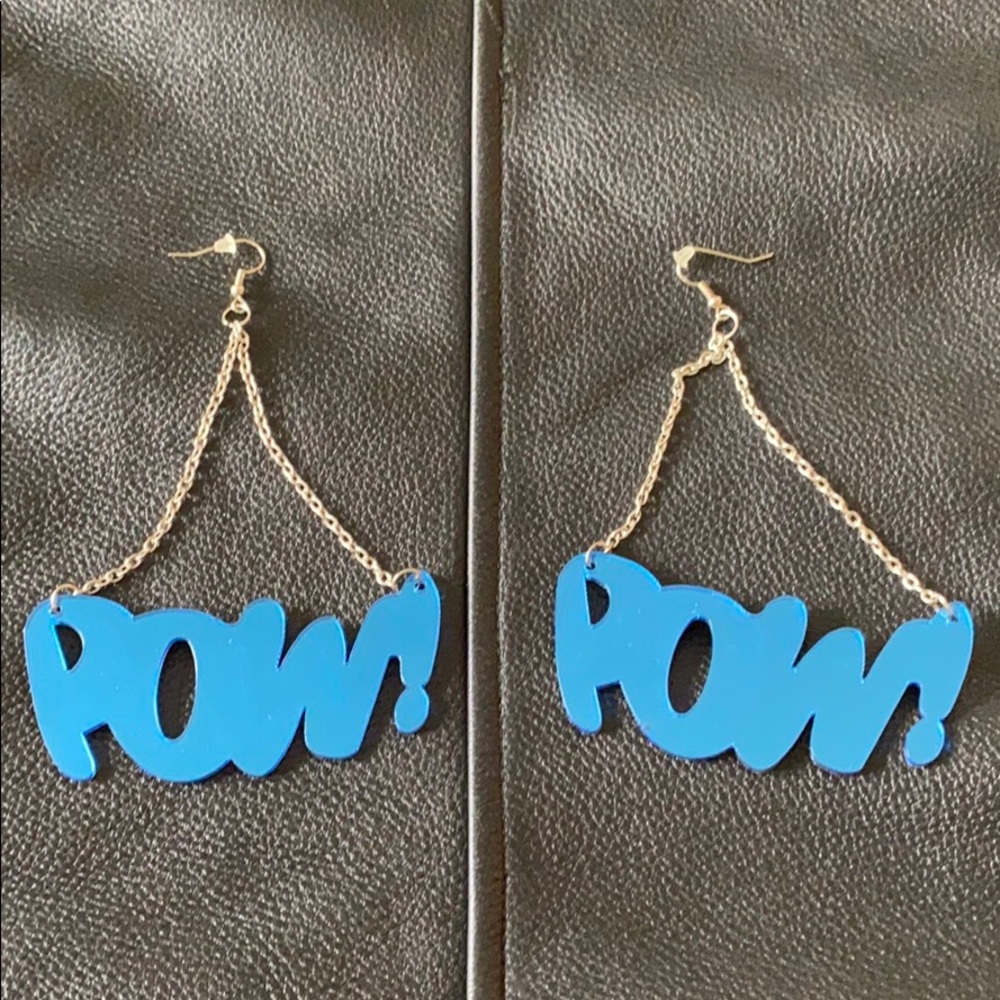 Pop art earrings